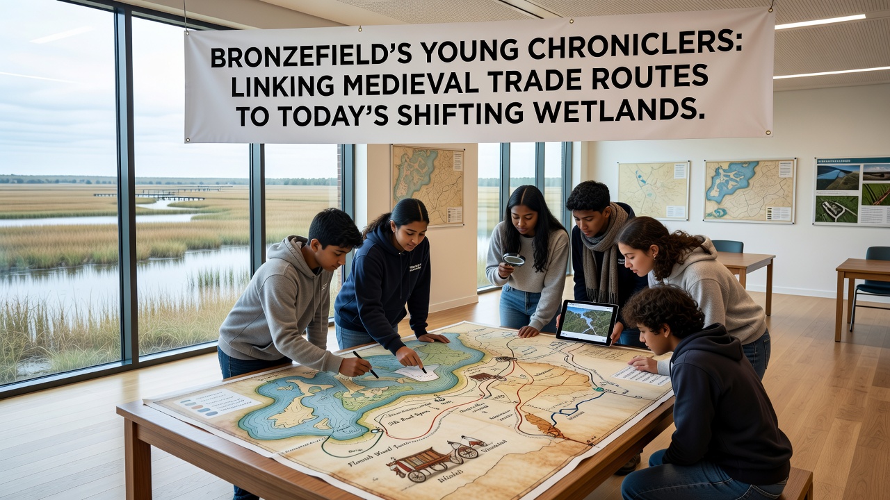Bronzefield's Young Chroniclers Link Medieval Trade Routes to Today's Shifting Wetlands